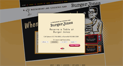 Desktop Screenshot of burgerjones.com